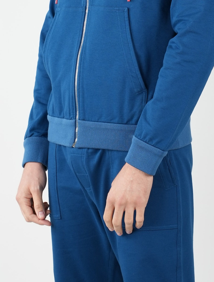 Kiton Blue Cotton Ea Tracksuit