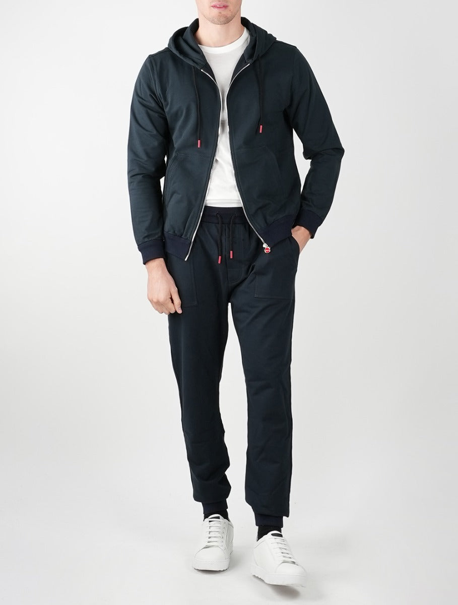 Kiton Blue Cotton Ea Tracksuit