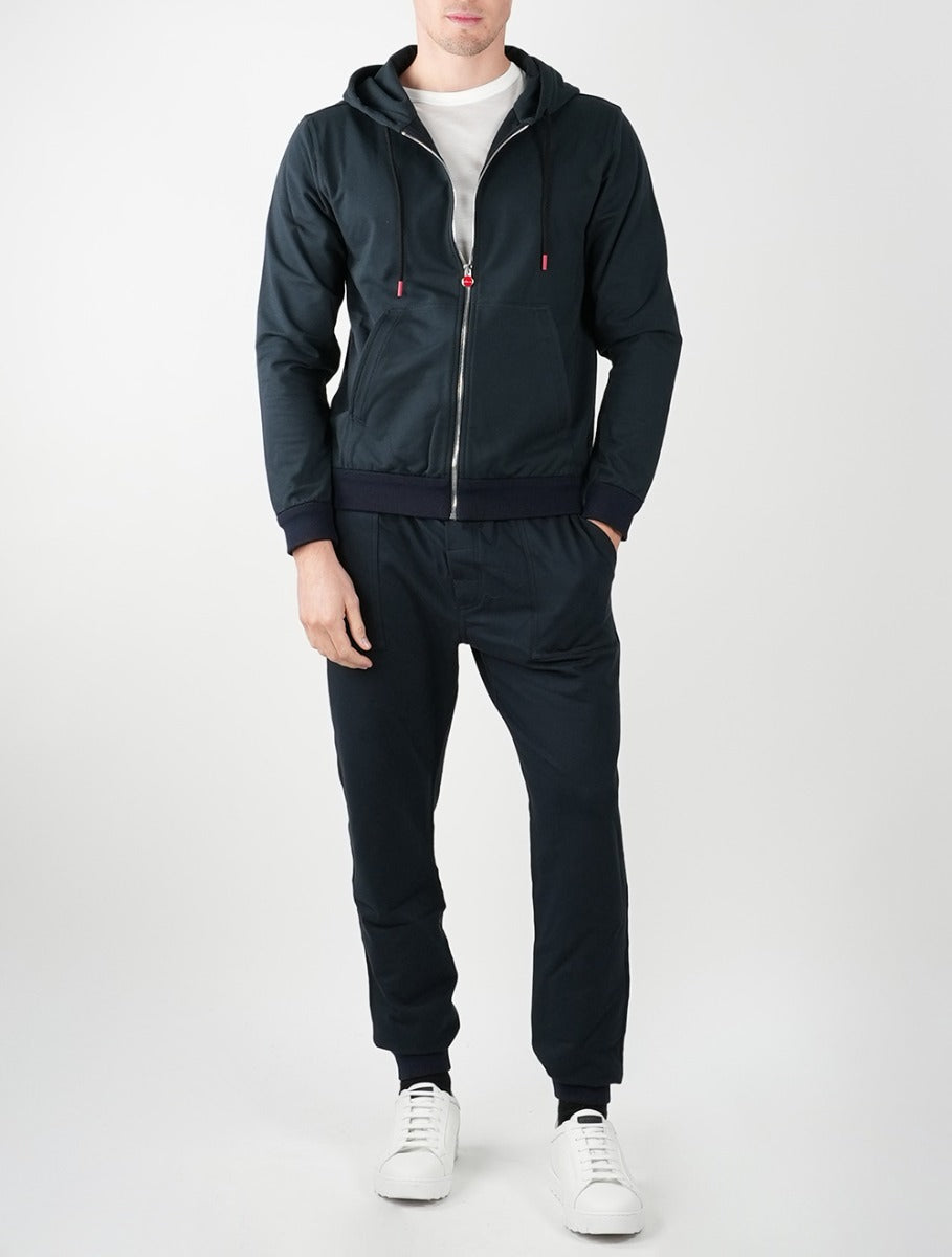 Kiton Blue Cotton Ea Tracksuit