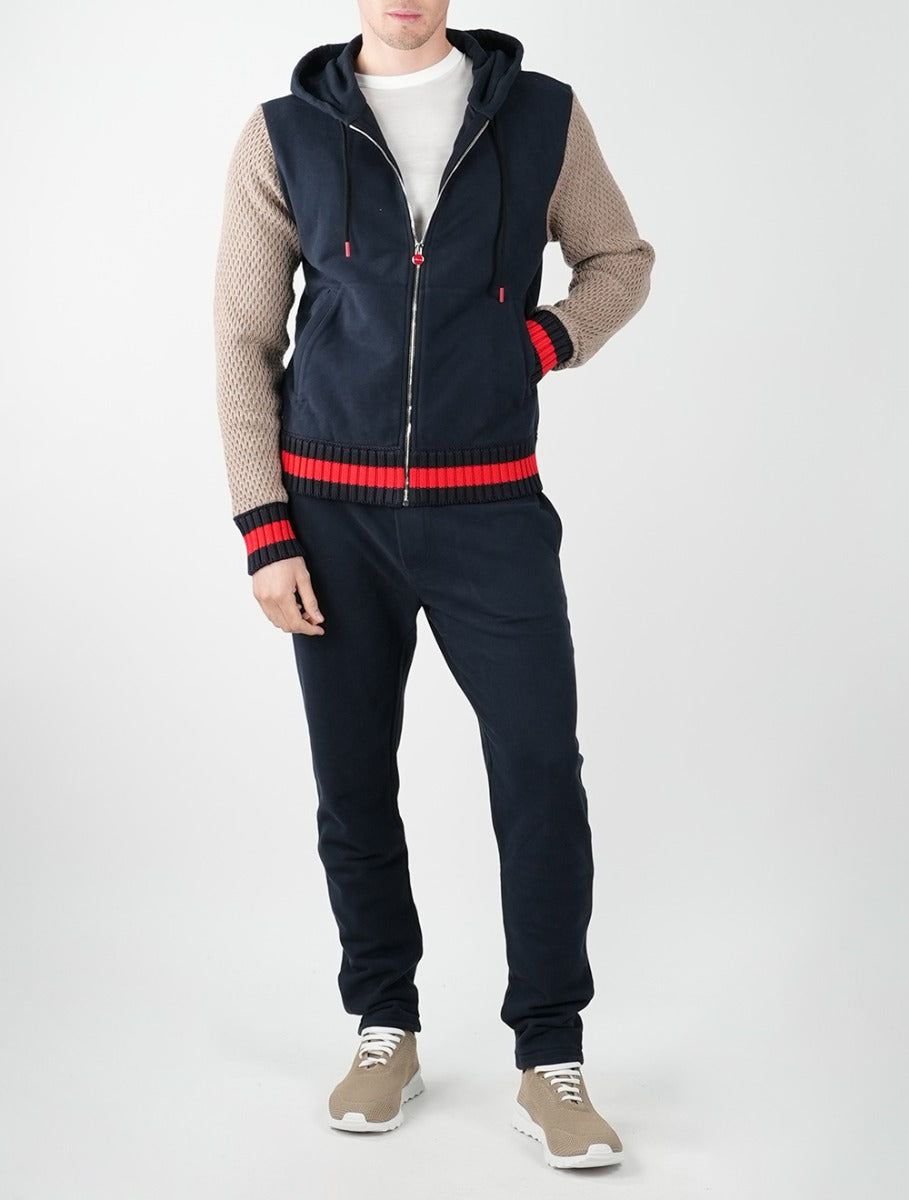 Kiton Multicolor Cotton Tracksuit