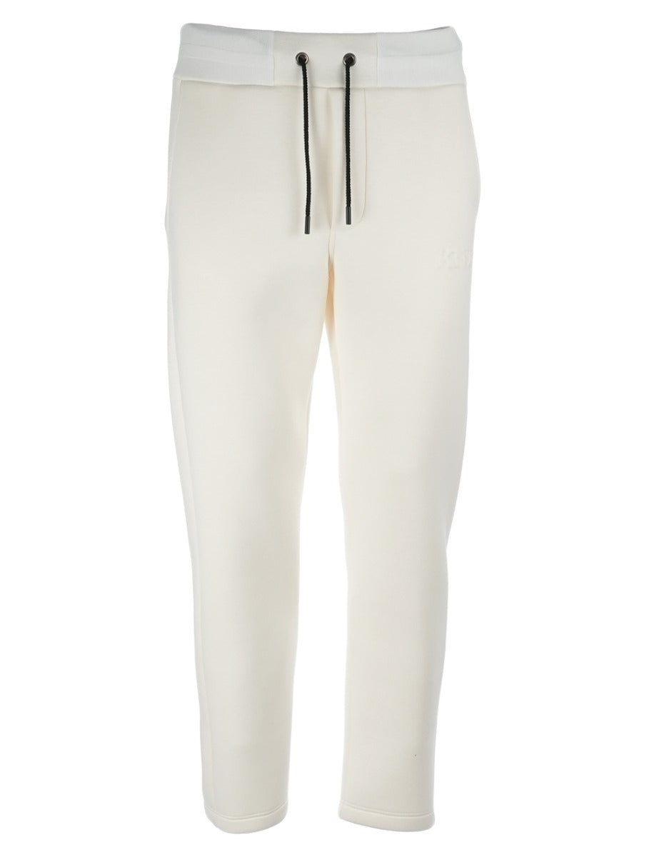 KNT Kiton White Viscose Ea Pants