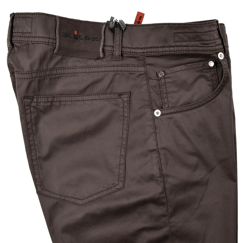 KITON Brown Cotton Ea Jeans