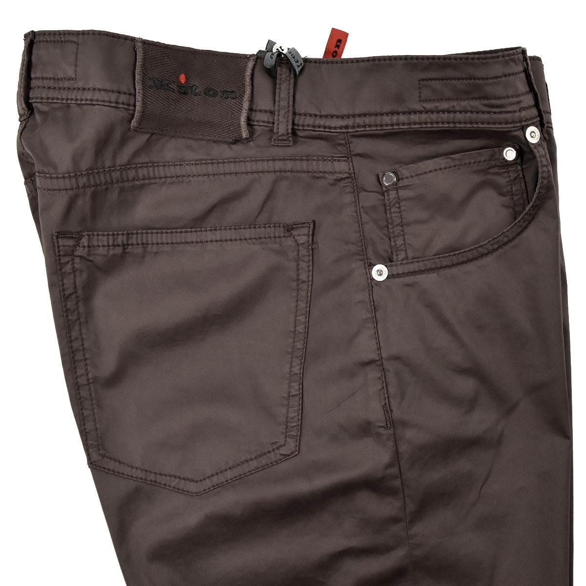 KITON Brown Cotton Ea Jeans