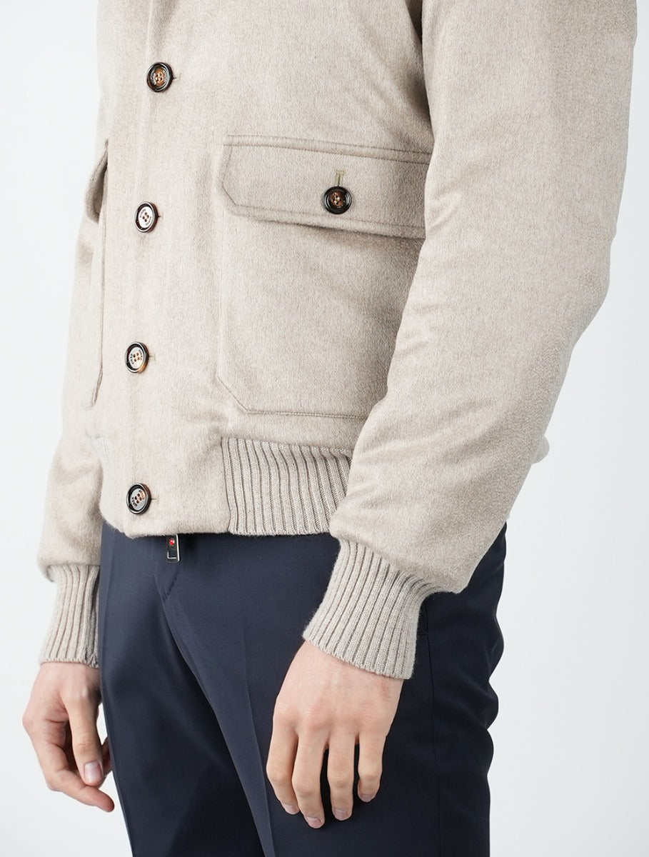 Kired Beige Cashmere Coat
