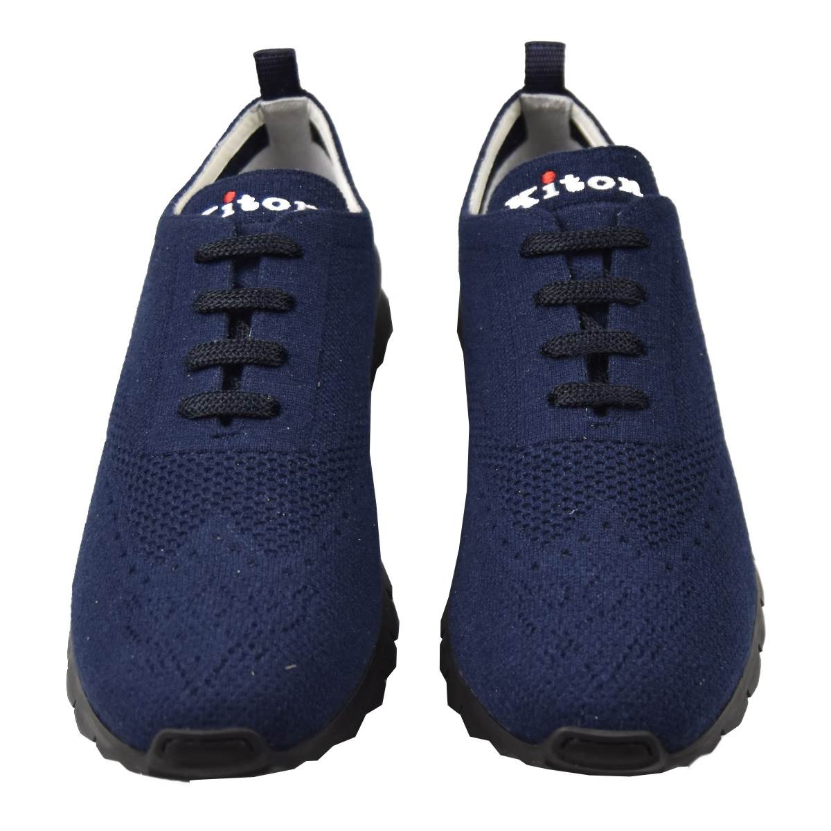 Kiton KITON Blue Cashmere Pl Shoes CLASS Blue 001