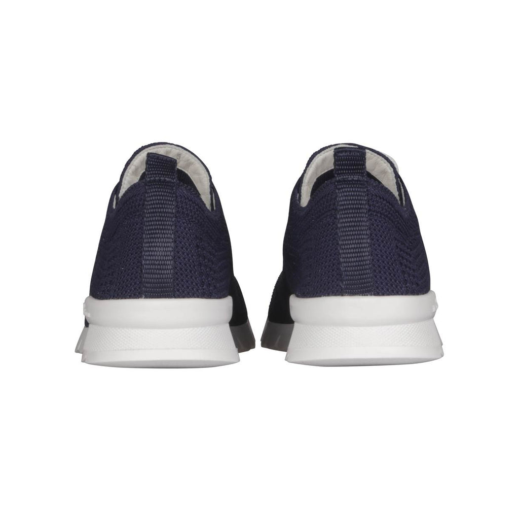 Kiton Navy Cotton Ea Sneakers FITS
