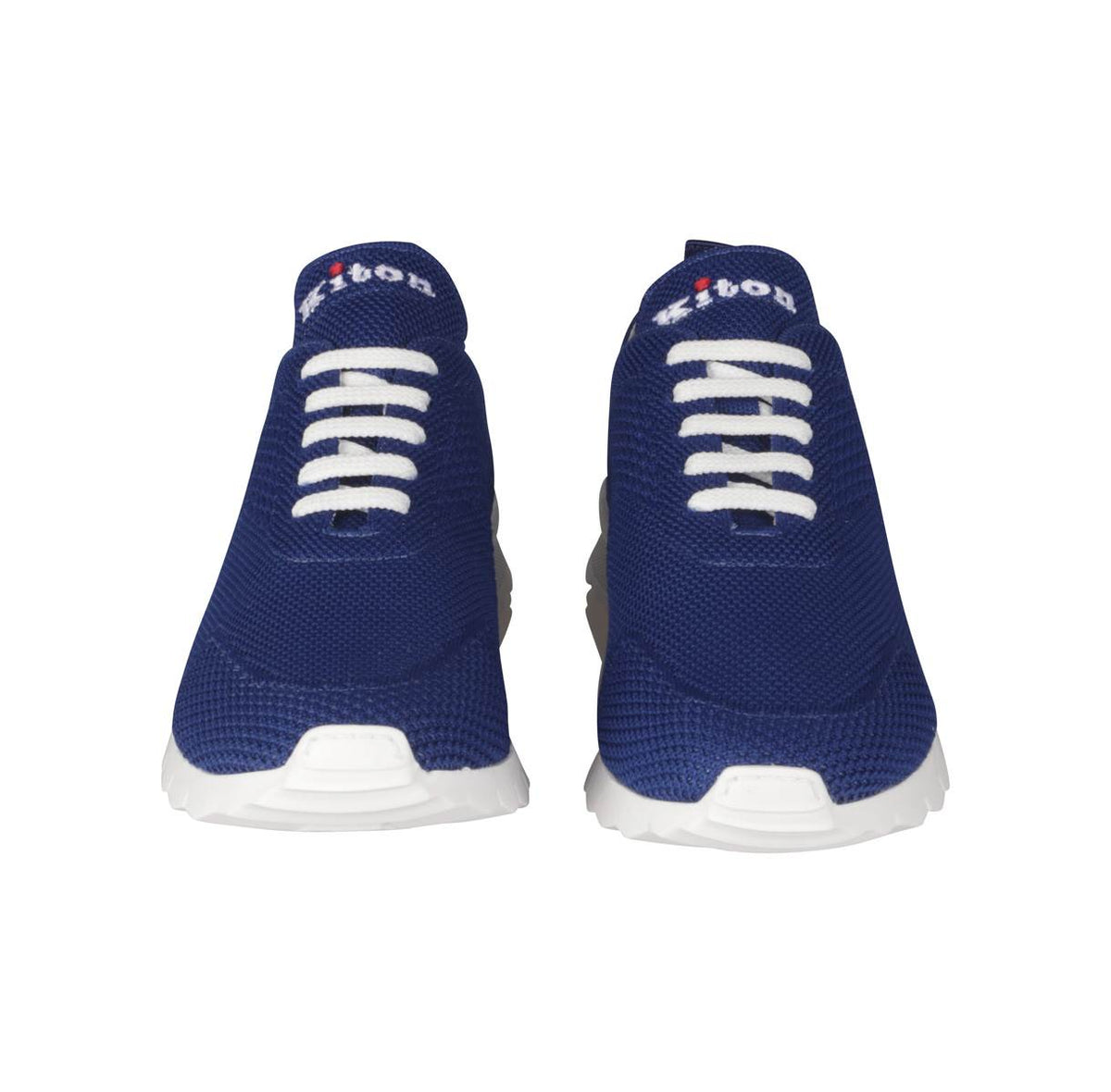 Kiton Kiton Blue Cotton Ea Sneakers FITS Blue 001