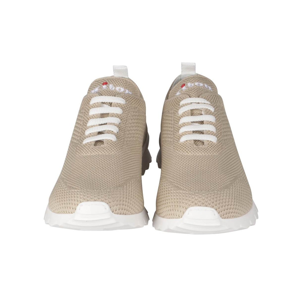 Kiton Kiton Beige Cotton Ea Sneakers FITS Beige 001