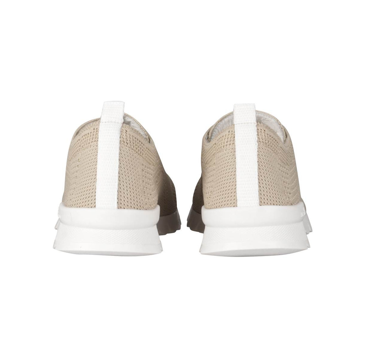 Kiton Beige Cotton Ea Sneakers FITS