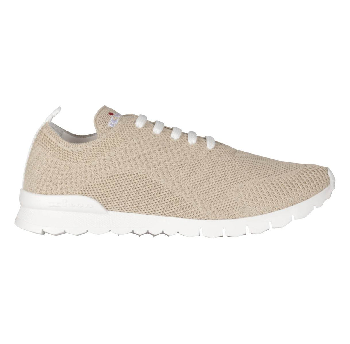 Kiton Beige Cotton Ea Sneakers FITS