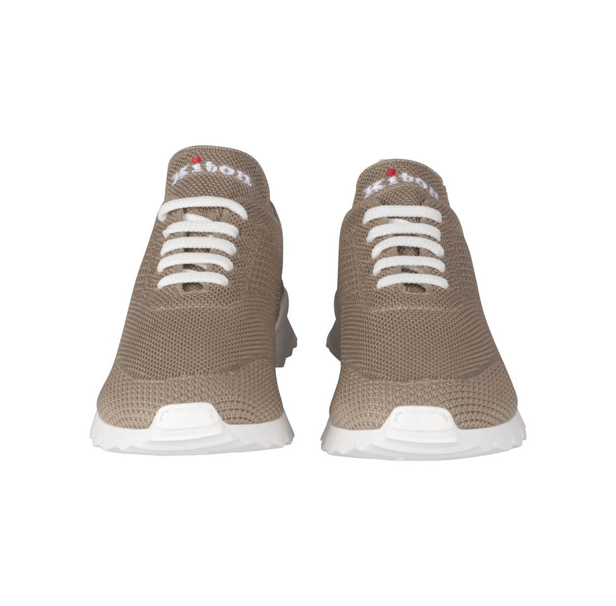 Kiton Kiton Beige Cotton Ea Sneakers FITS Beige 001