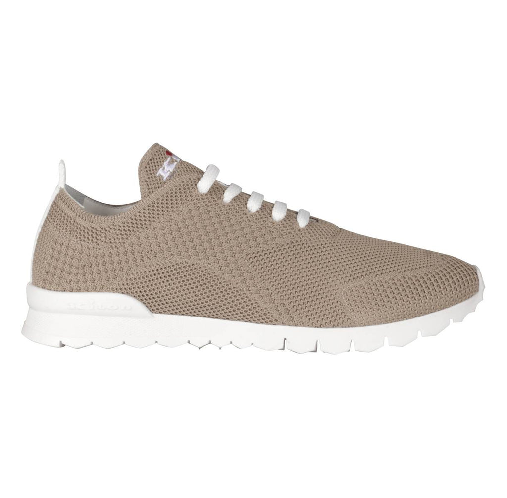 Kiton Beige Cotton Ea Sneakers FITS