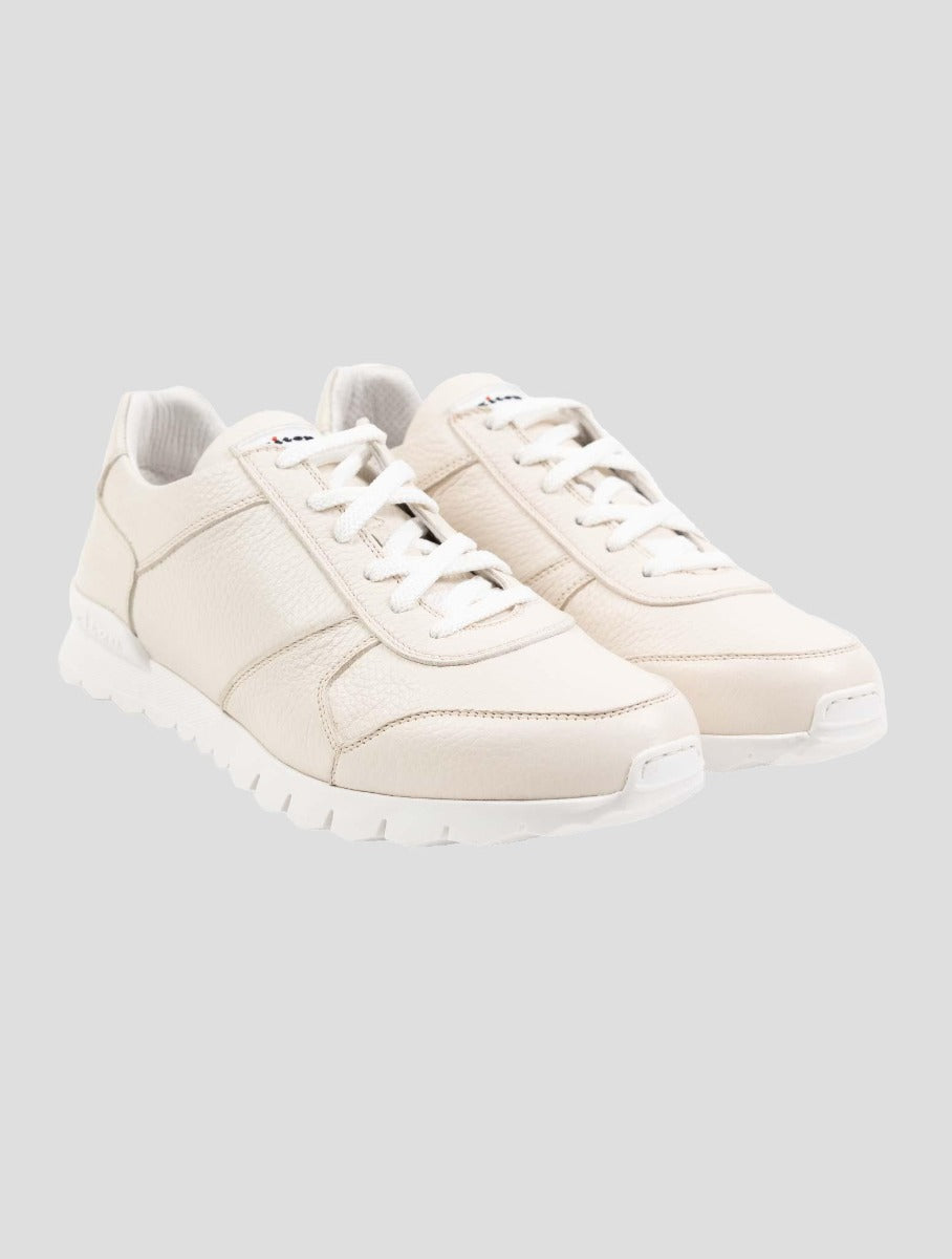 Kiton White Leather Sneakers