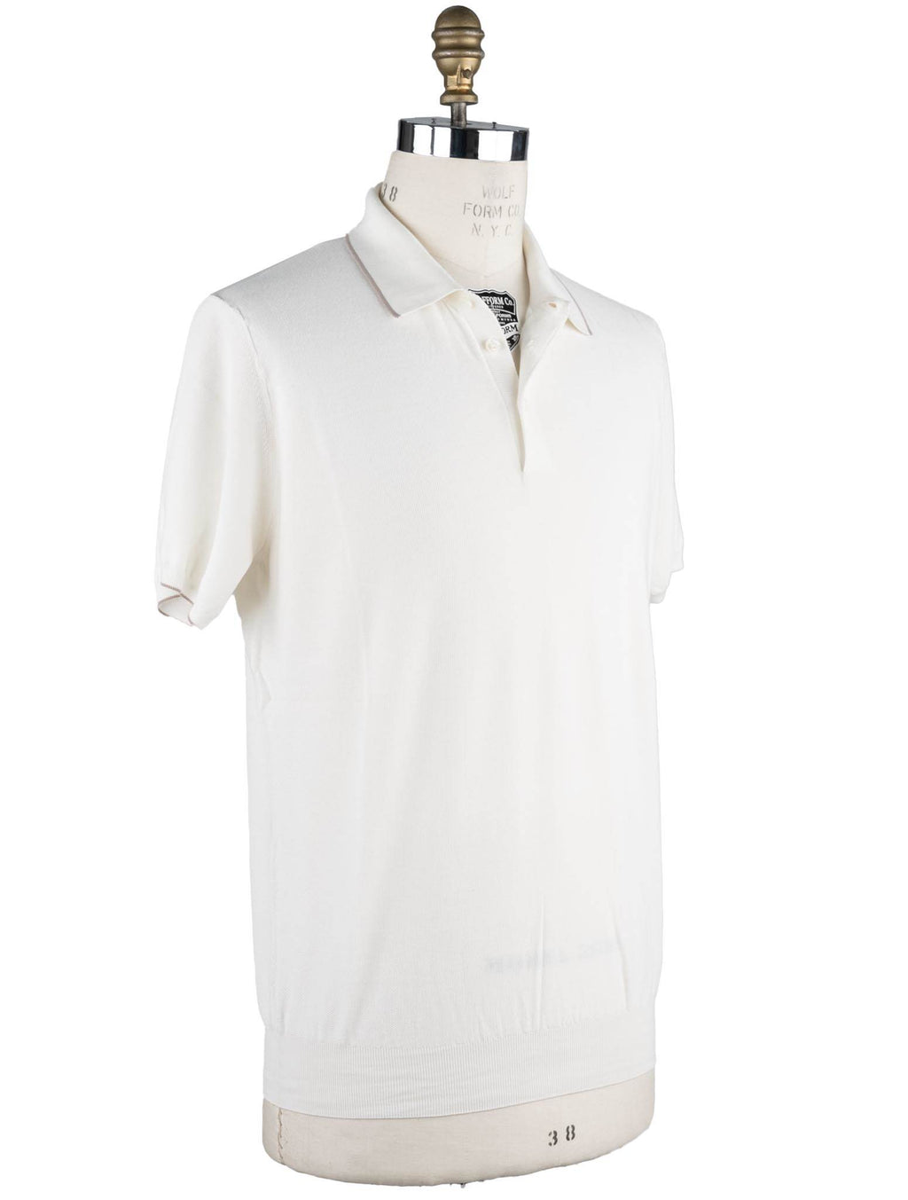 Cesare Attolini Cesare Attolini White Cotton Polo White 001
