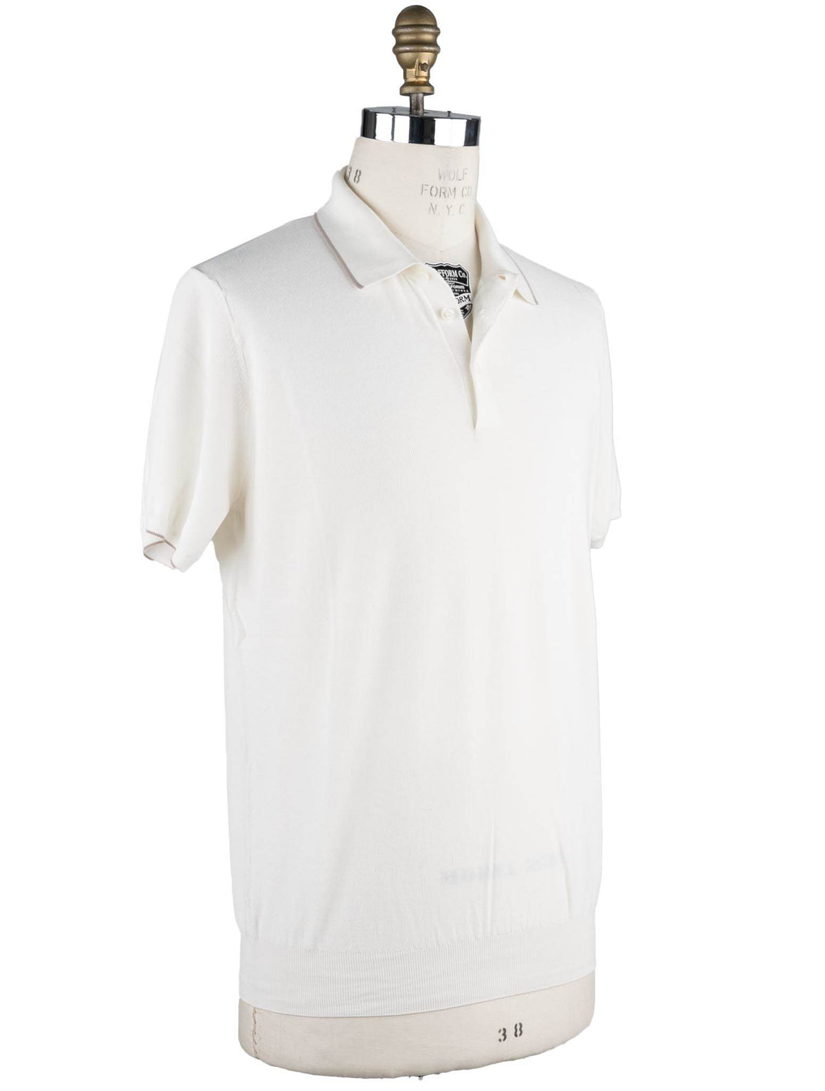 Cesare Attolini Cesare Attolini White Cotton Polo White 001