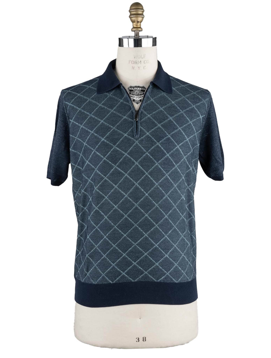 Cesare Attolini Multicolor Silk Polo Half Zip