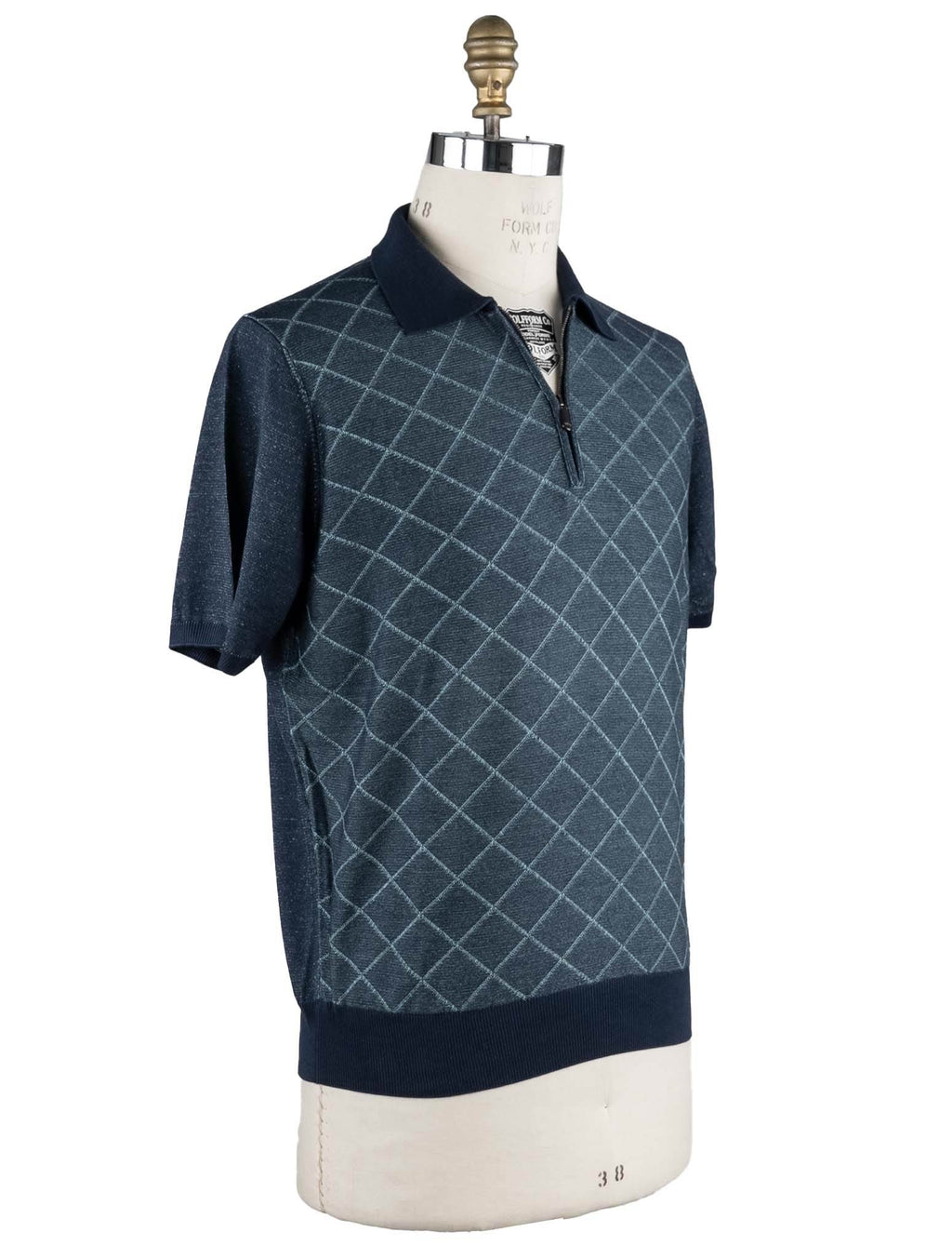 Cesare Attolini Cesare Attolini Multicolor Silk Polo Half Zip Multicolor 001
