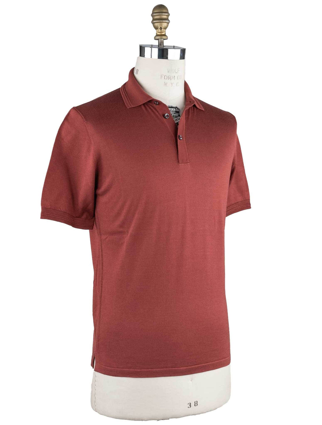 Cesare Attolini Cesare Attolini Red Silk Polo Red 001