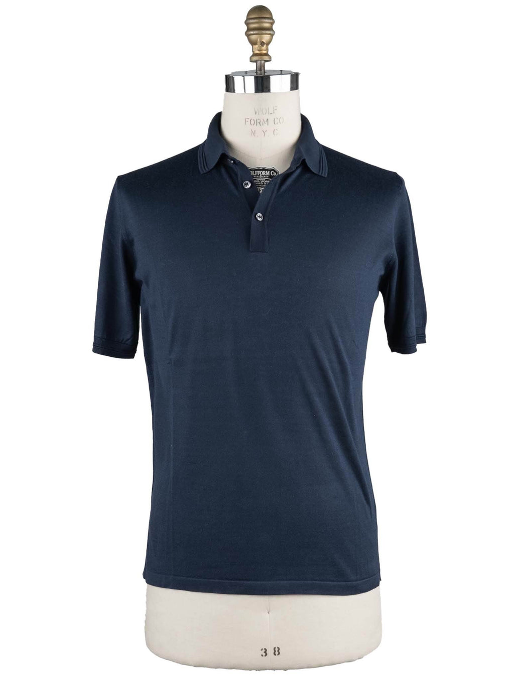 Cesare Attolini Blue Silk Polo