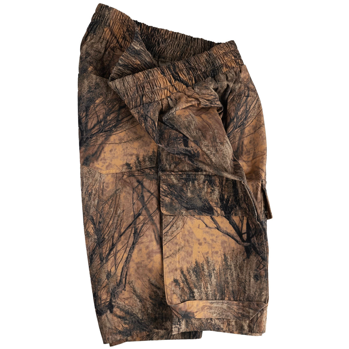 Kanye West Season Kayne West Brown Cotton Cargo Short Pants Season 4 Brown 001