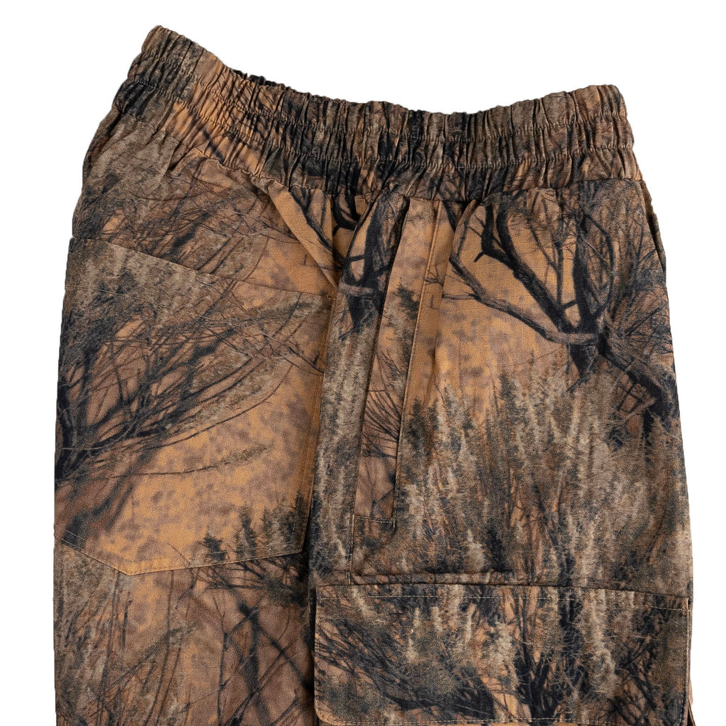 Kayne West Brown Cotton Cargo Short Pants Season 4