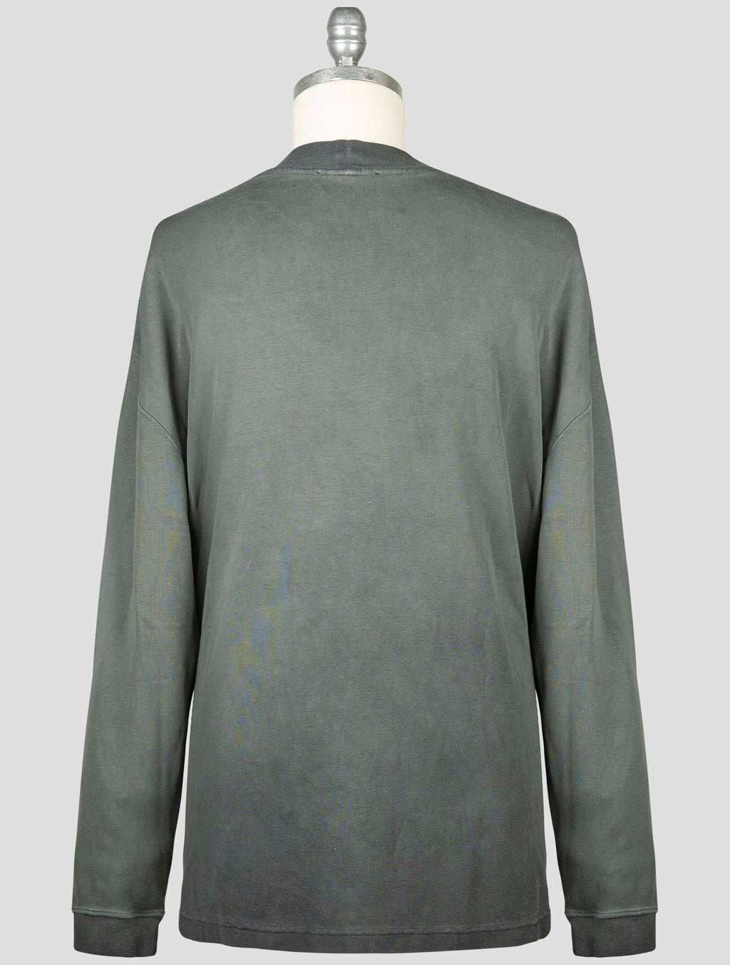 Kanye West Gray Cotton Sweater Half Neck Season 4