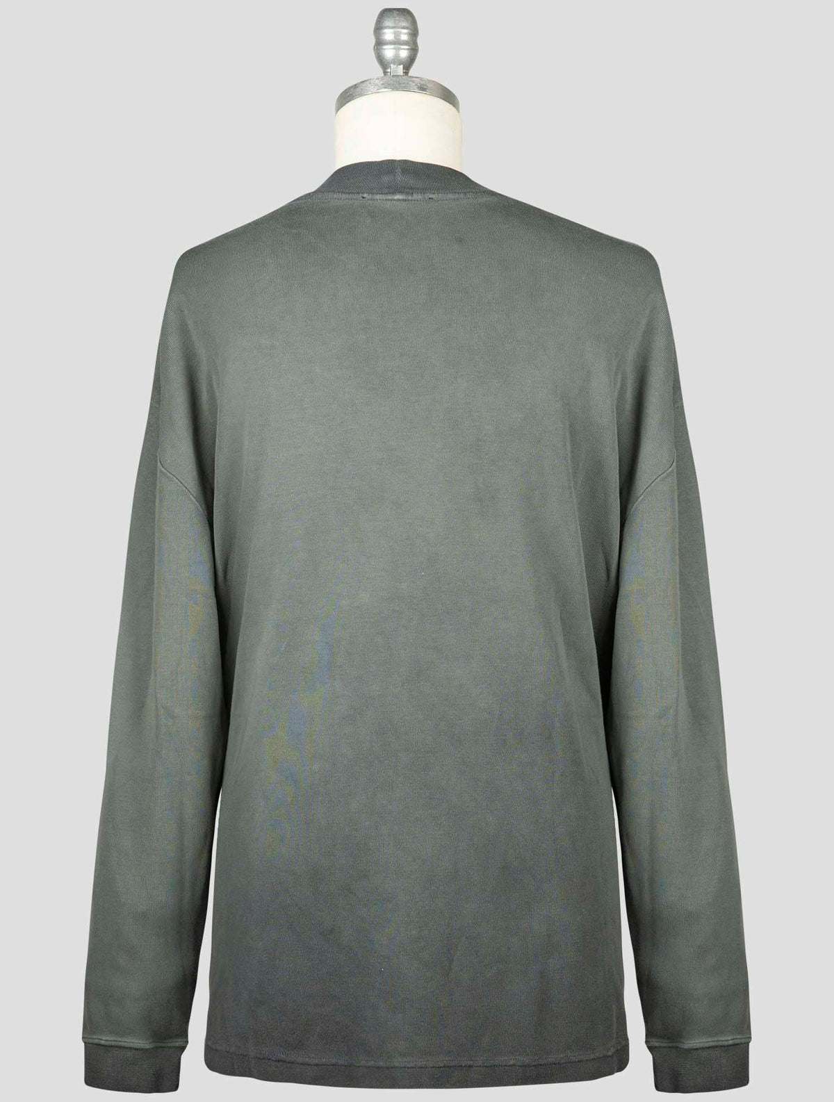 Kanye West Gray Cotton Sweater Half Neck Season 4