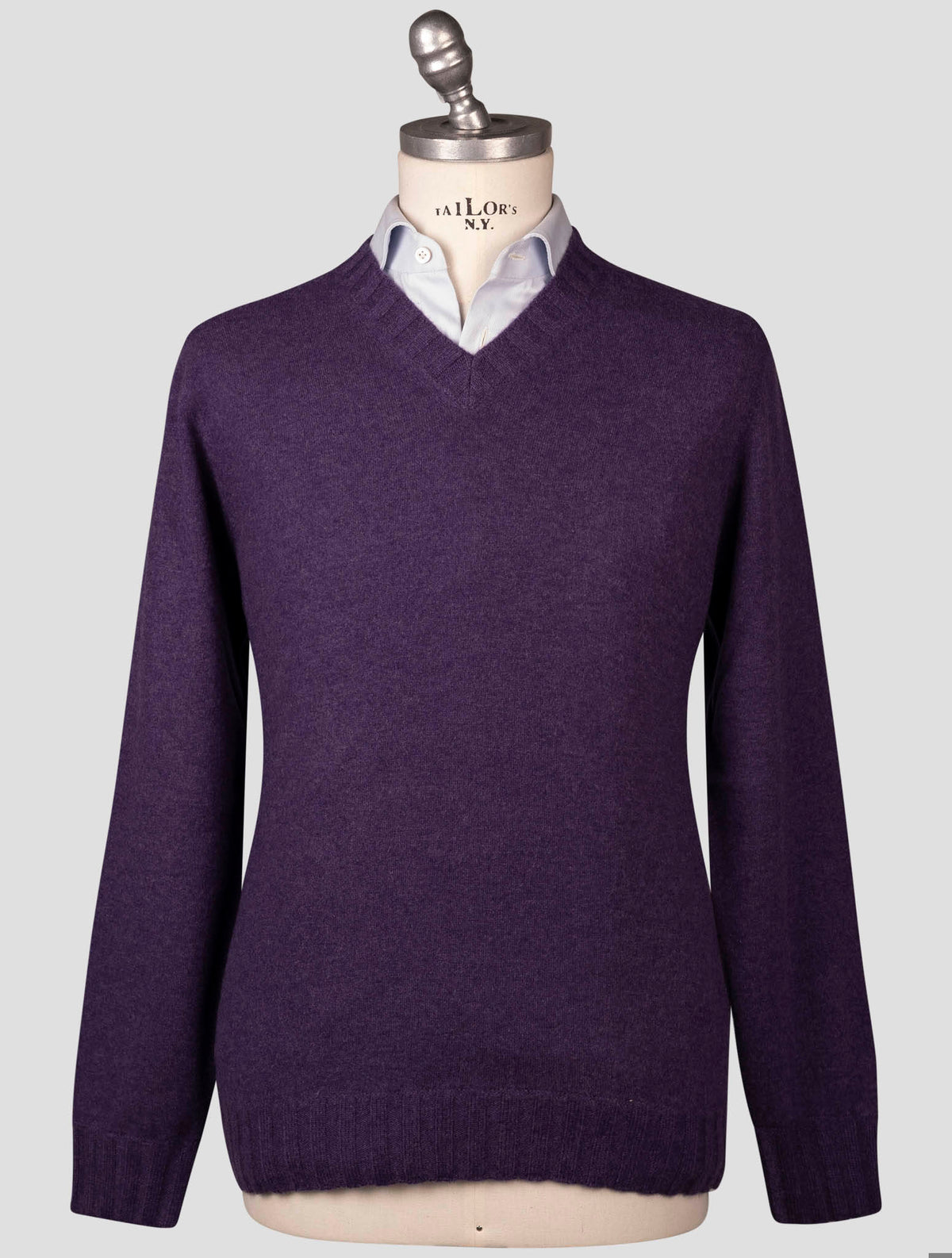 Fioroni Fioroni Violet Cashmere Sweater V-neck Violet 000