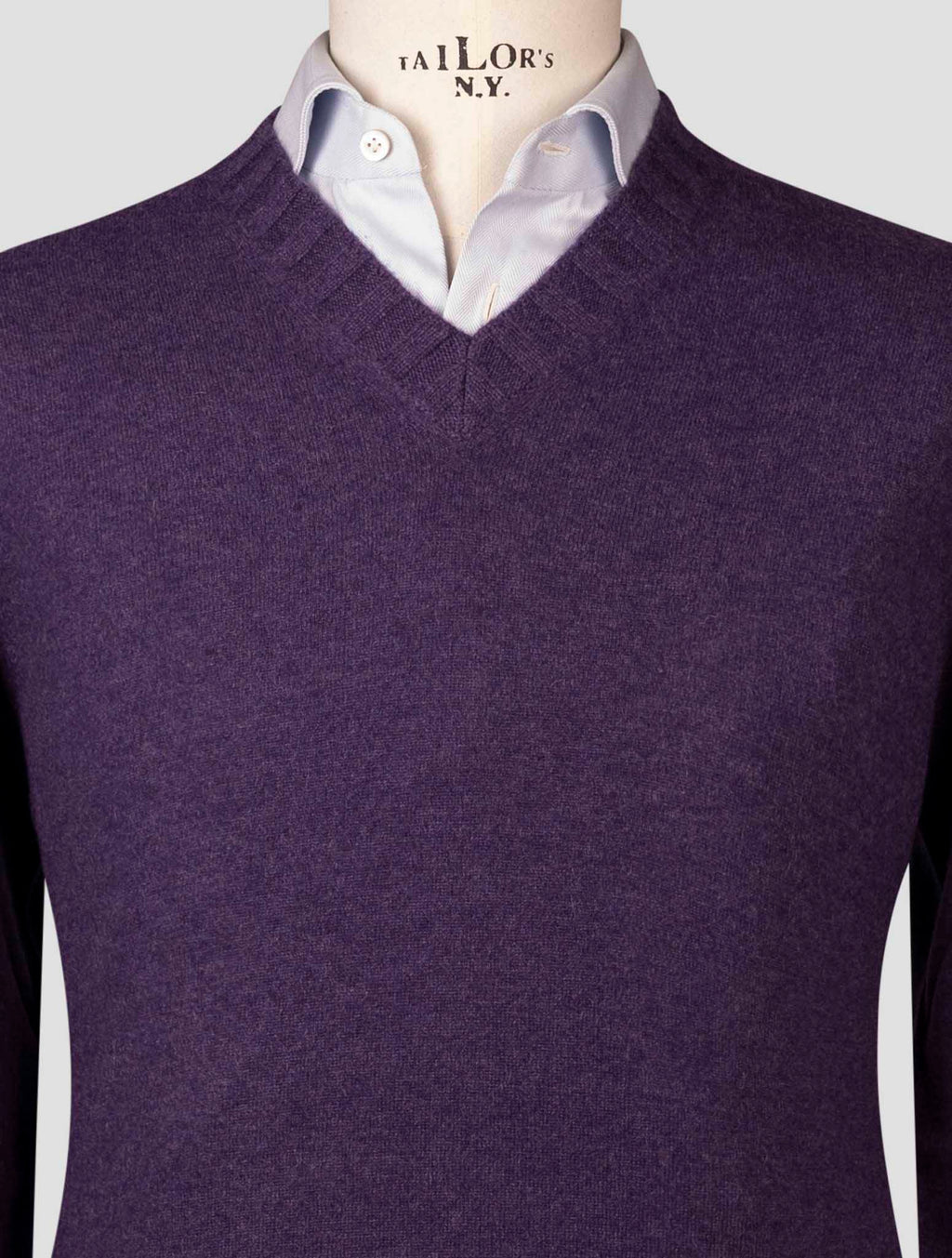 Fioroni Violet Cashmere Sweater V-neck