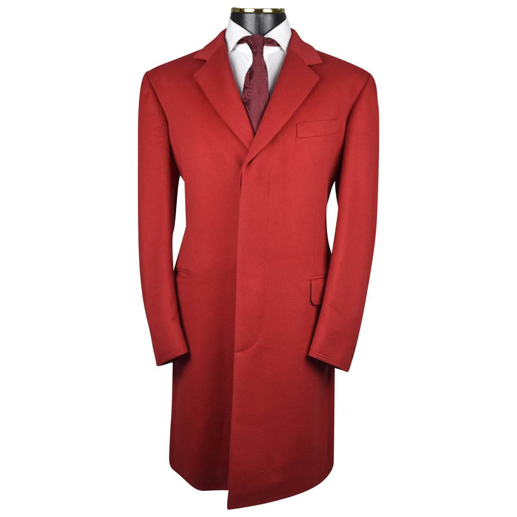 Zilli Zilli Red Cashmere Overcoat Red 000