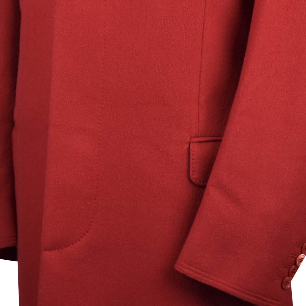 Zilli Red Cashmere Overcoat