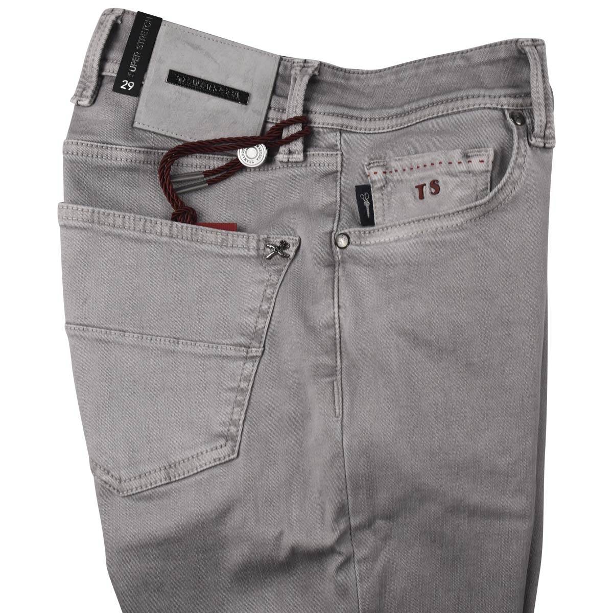 Tramarossa Gray Cotton Pl Ea Jeans