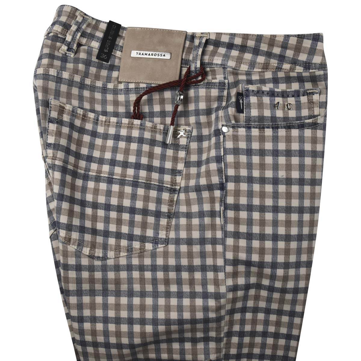 Tramarossa Multicolor Cotton Pl Ea Jeans