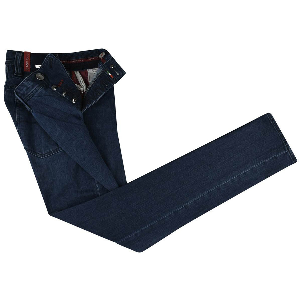 Tramarossa Tramarossa Blue Cotton Pl Ea Jeans Blue 001