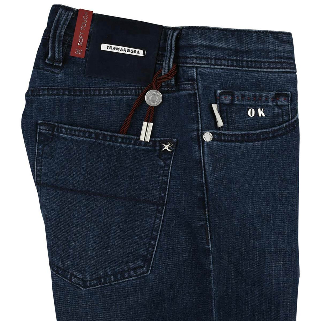 Tramarossa Blue Cotton Pl Ea Jeans