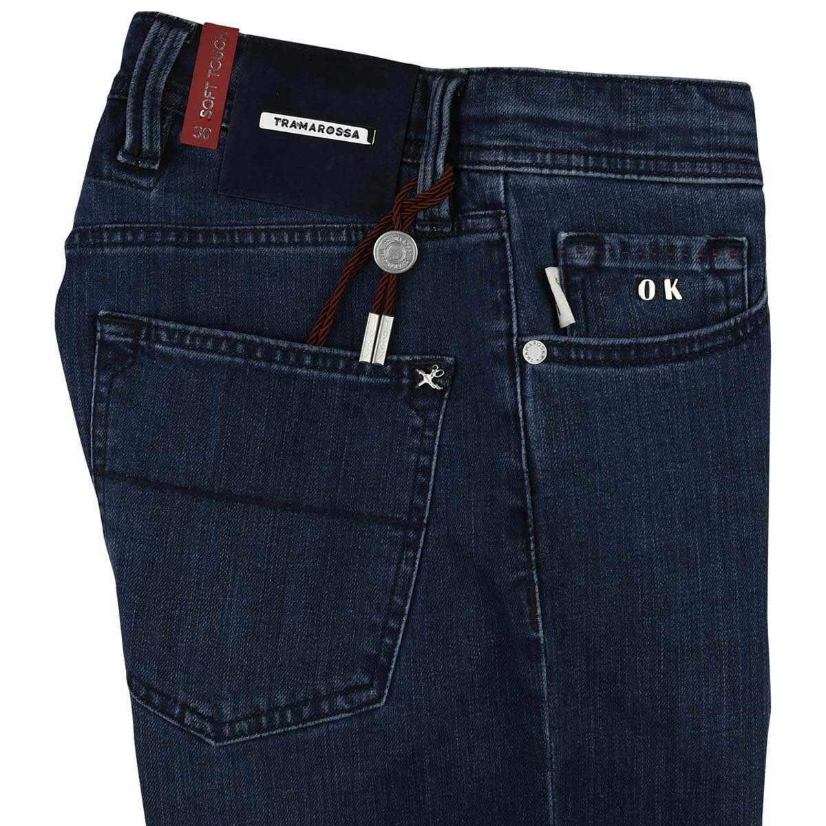 Tramarossa Blue Cotton Pl Ea Jeans