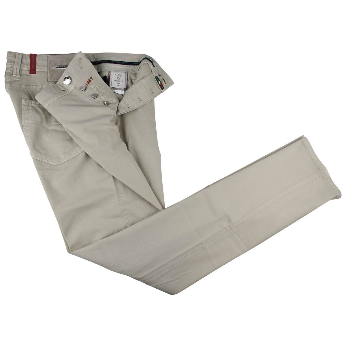Tramarossa Tramarossa Beige Cotton Ea Jeans Beige 001