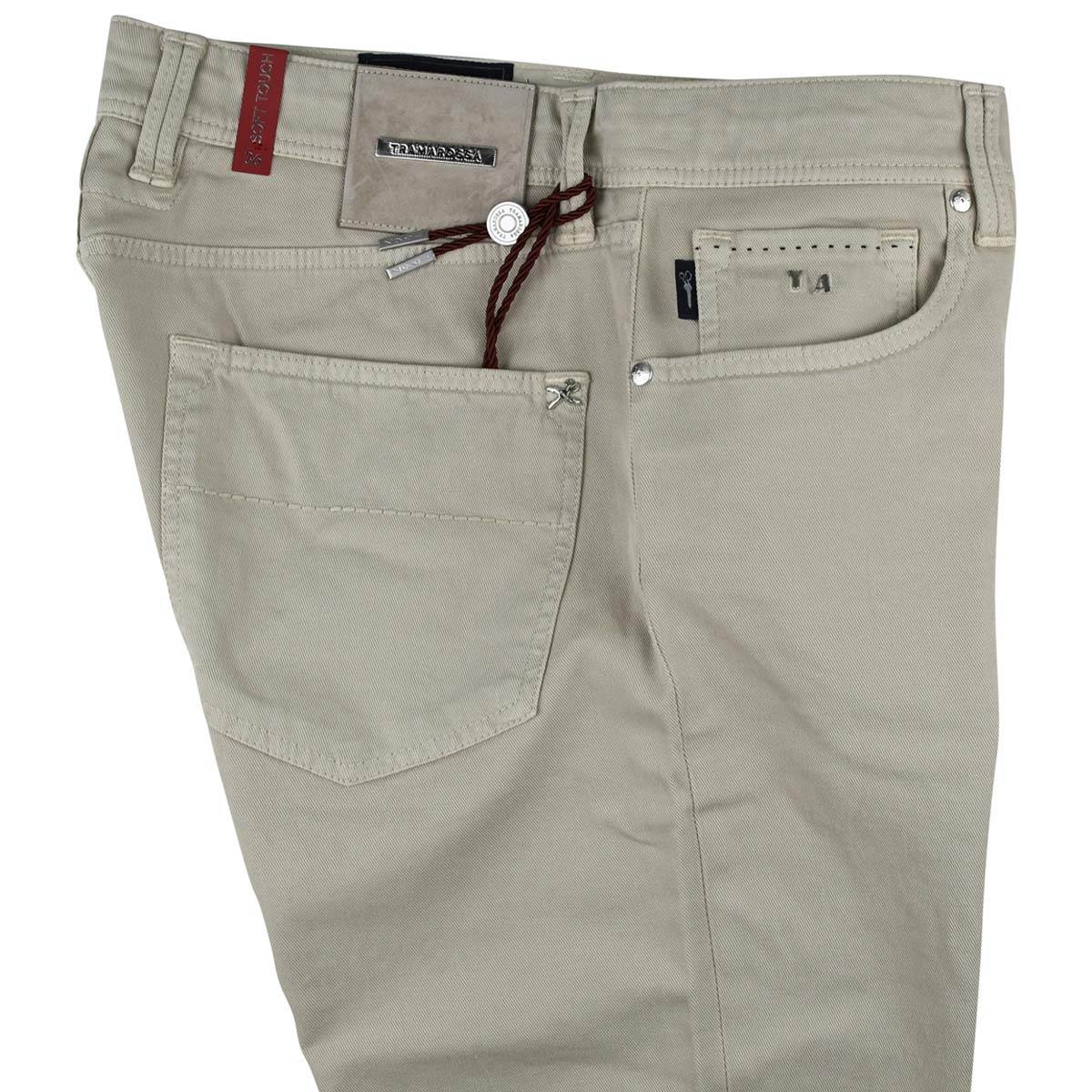 Tramarossa Beige Cotton Ea Jeans