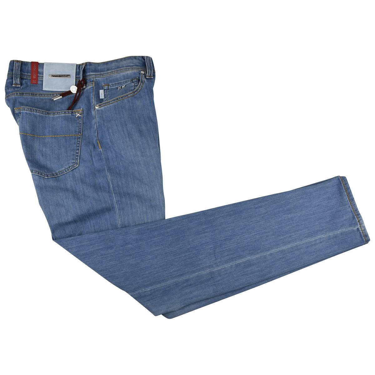 Sartoria Tramarossa Sartoria Tramarossa Light Blue Cotton Pl Ea Jeans Light blue 000