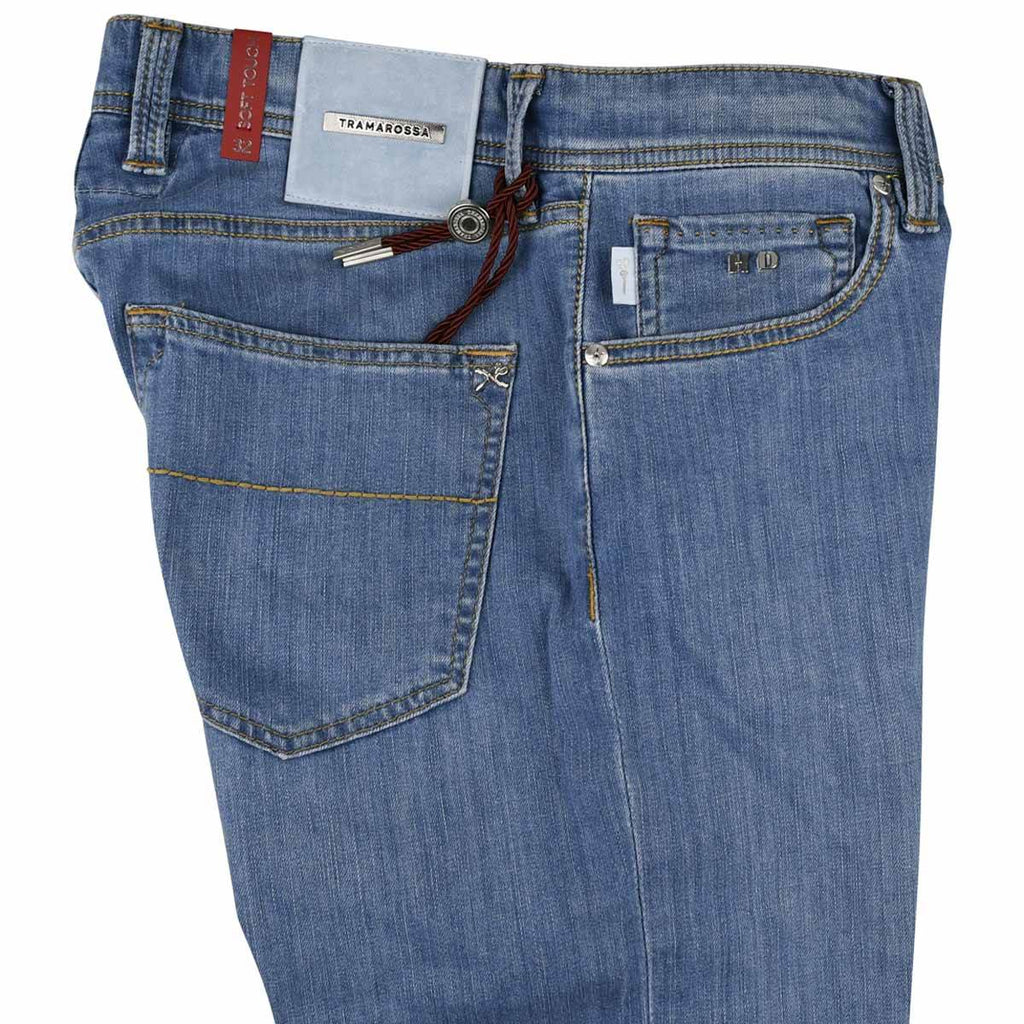 Sartoria Tramarossa Light Blue Cotton Pl Ea Jeans