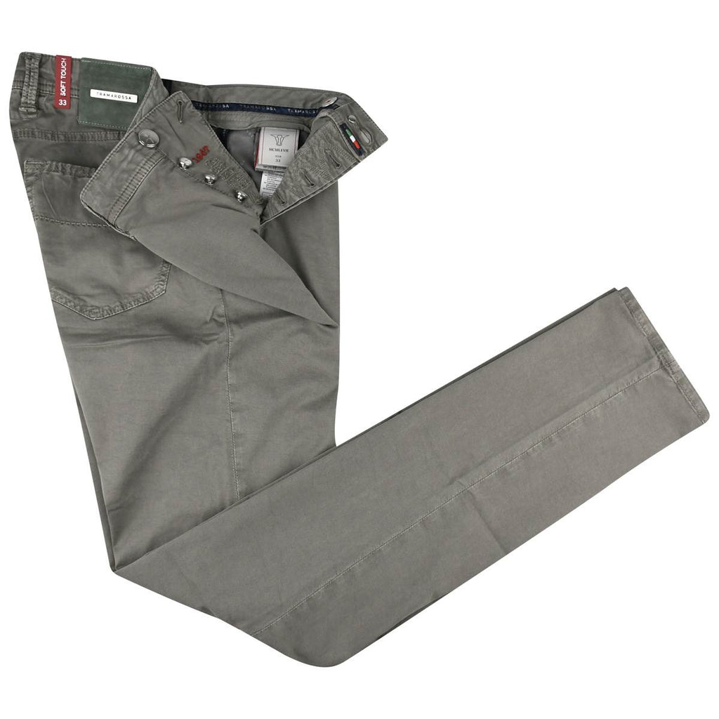 Tramarossa Tramarossa Green Cotton Ea Jeans Green 001