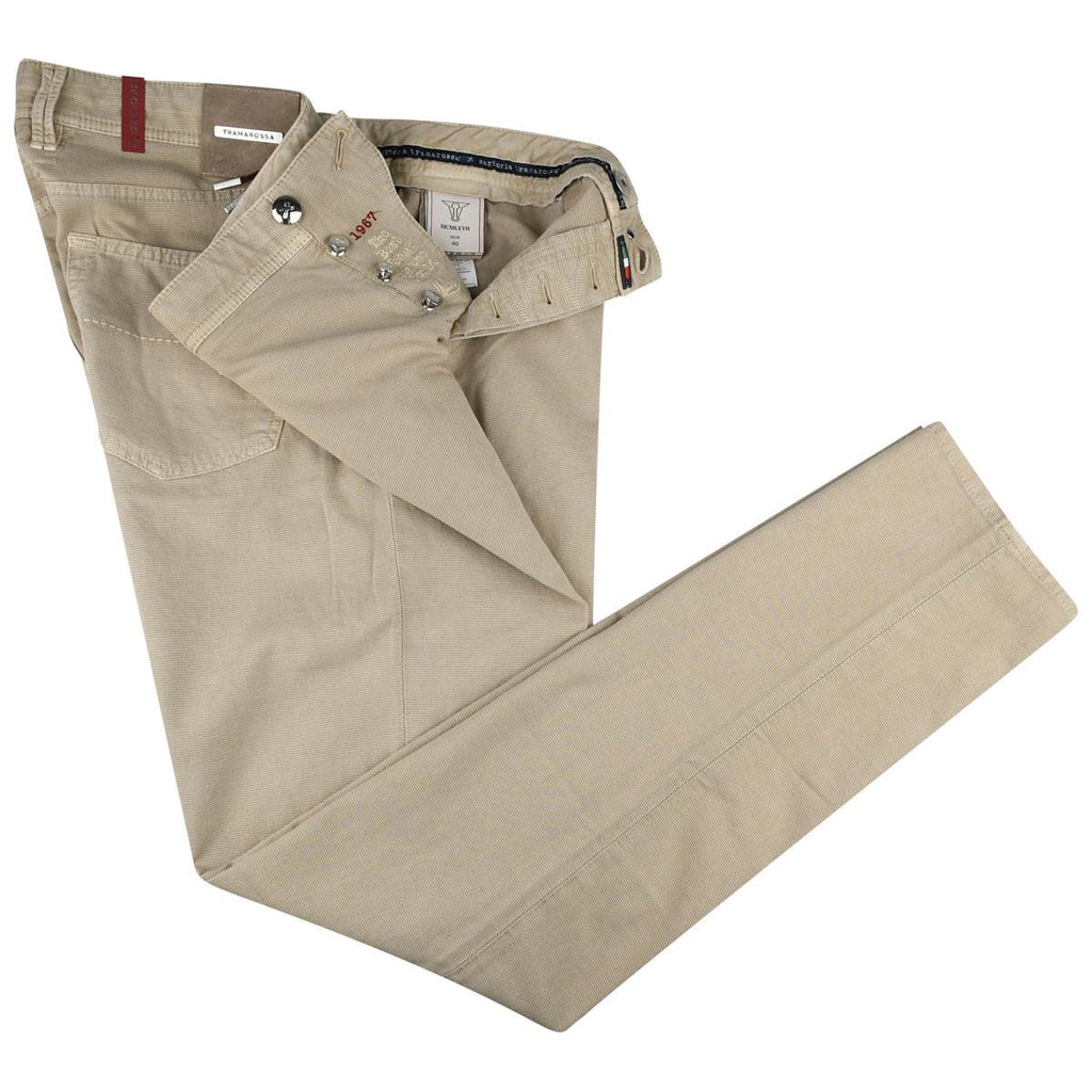 Tramarossa Tramarossa Beige Cotton Ea Jeans Beige 001