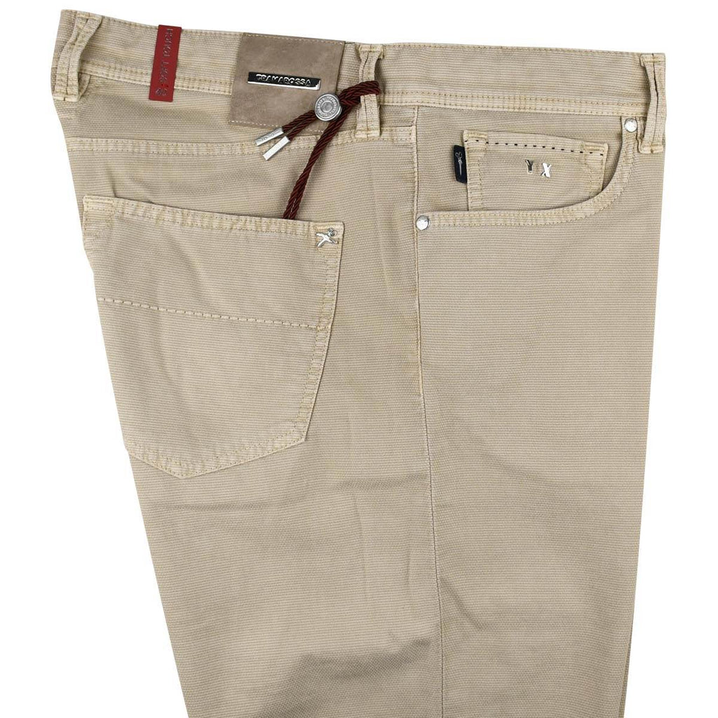 Tramarossa Beige Cotton Ea Jeans