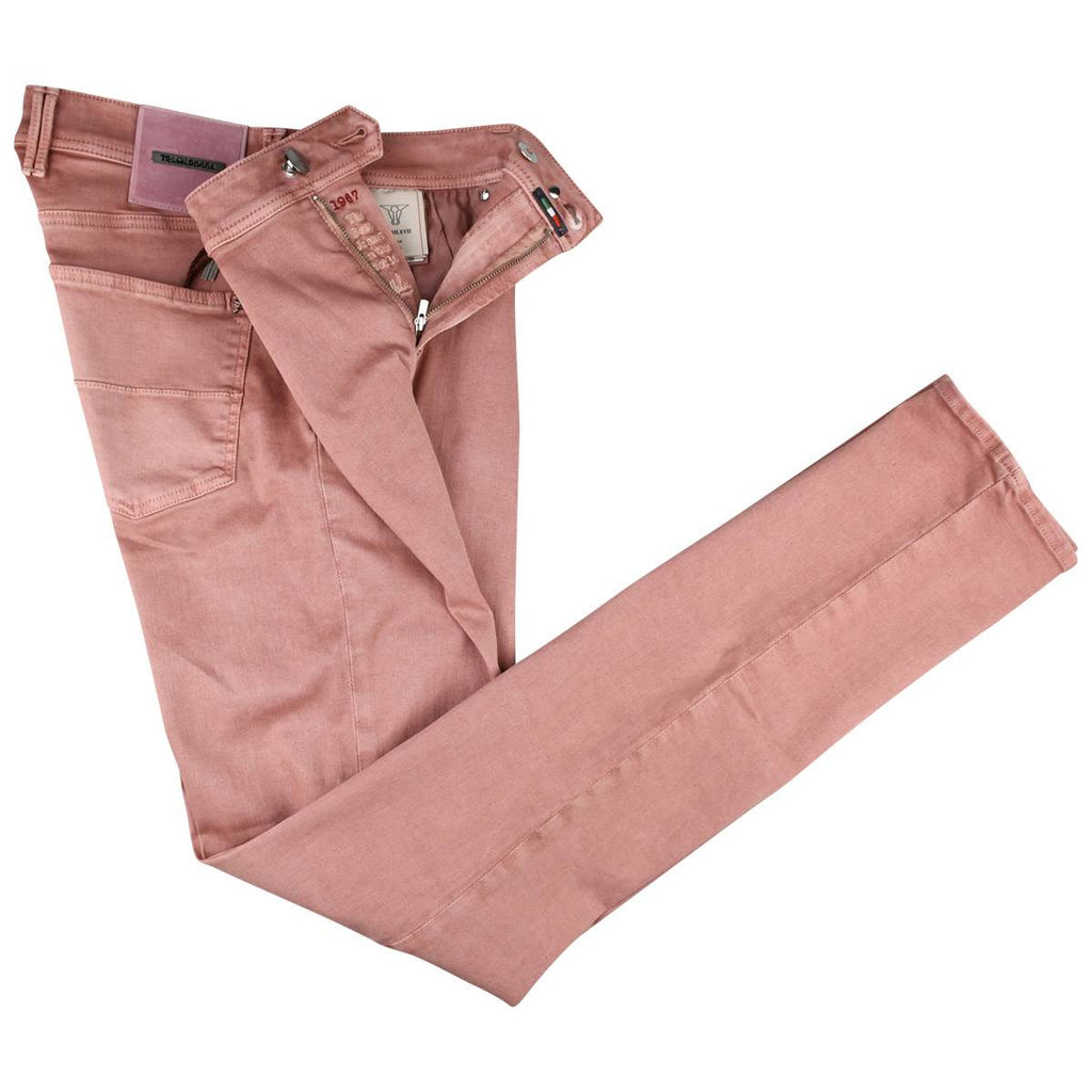Tramarossa Tramarossa Pink Cotton Pl Ea Jeans Pink 001