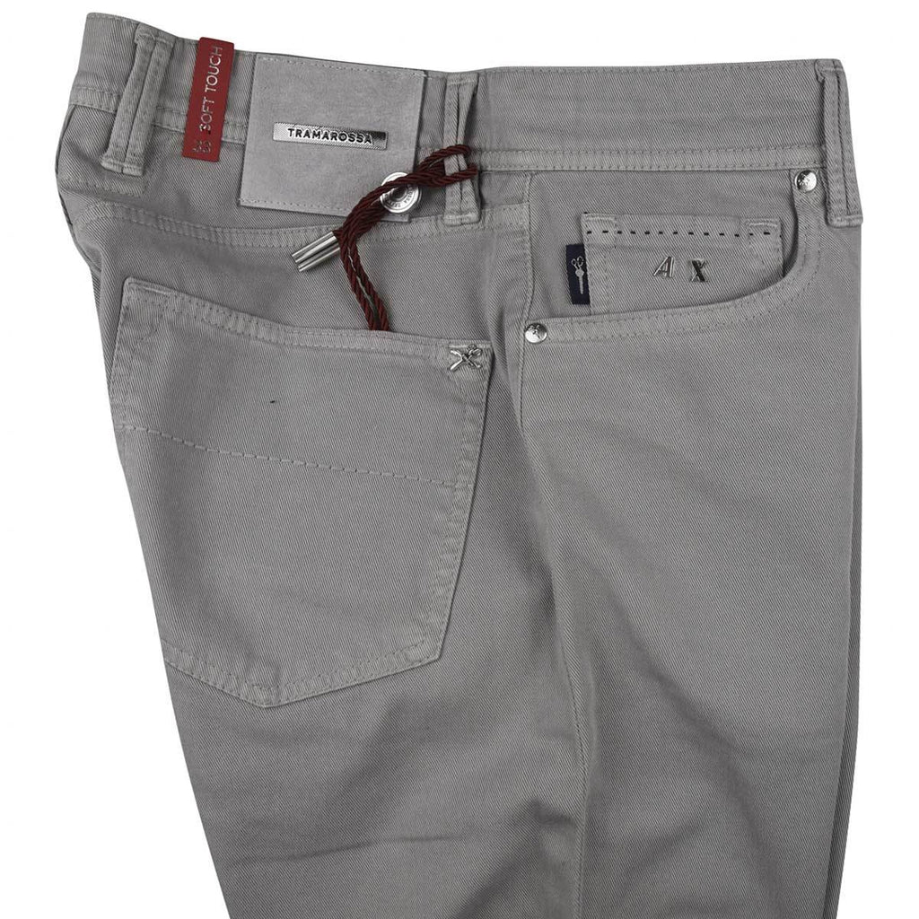 Tramarossa Gray Cotton Ea Jeans