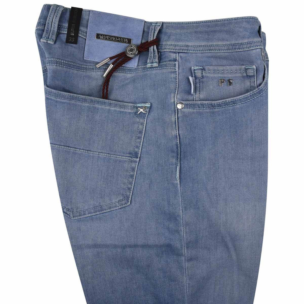 Sartoria Tramarossa Blue Cotton Eme Ea Jeans