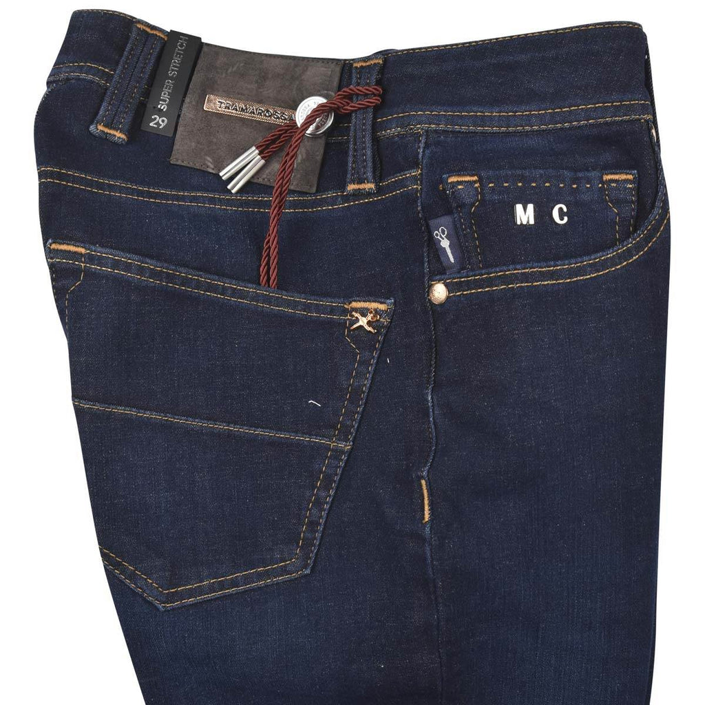 Tramarossa Dark Blue Cotton Pl Ea Jeans