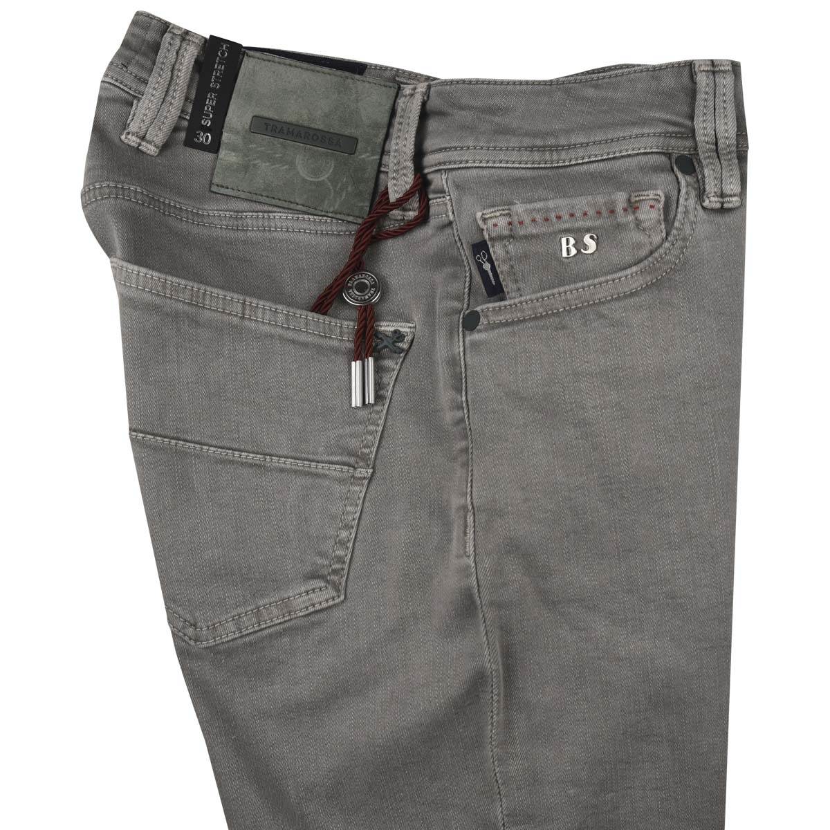 Tramarossa Gray Cotton Pl Ea Jeans