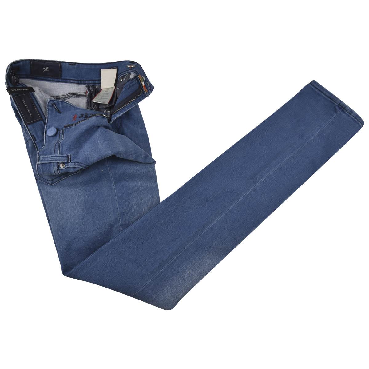 Tramarossa Tramarossa Light Blue Cotton Pl Ea Pants Light Blue 001