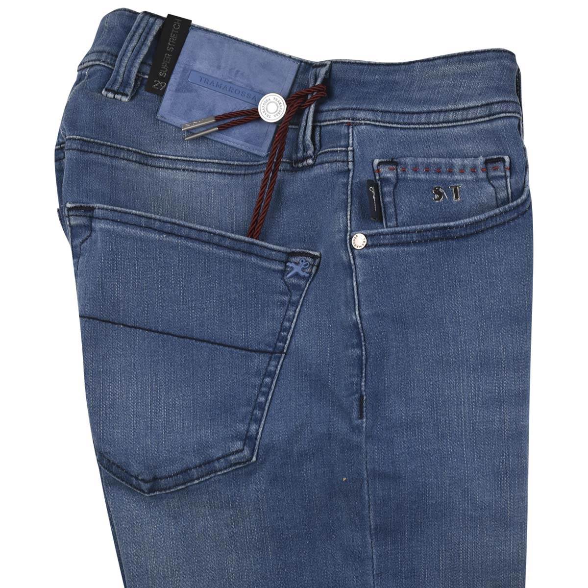 Tramarossa Light Blue Cotton Pl Ea Pants